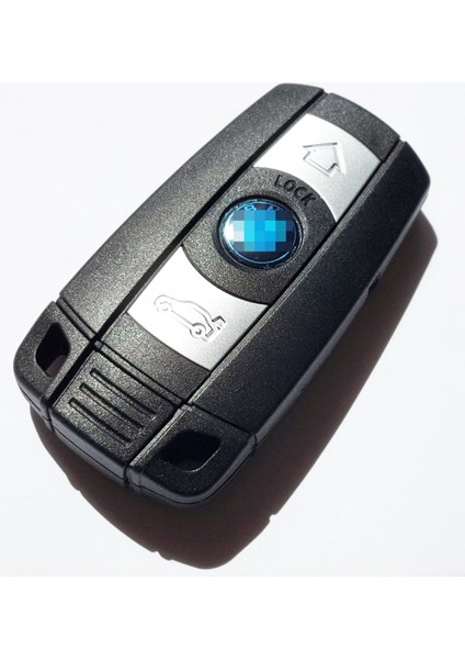 Bmw E87 E90 2004-2013 Uyumlu Smart Anahtar Kabı Kumanda Kabı Oto Anahtarlık Logolu Cas3