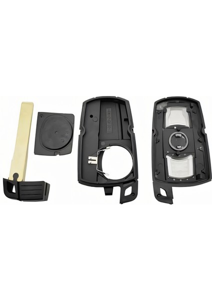 Bmw E87 E90 2004-2013 Uyumlu Smart Anahtar Kabı Kumanda Kabı Oto Anahtarlık Logolu Cas3
