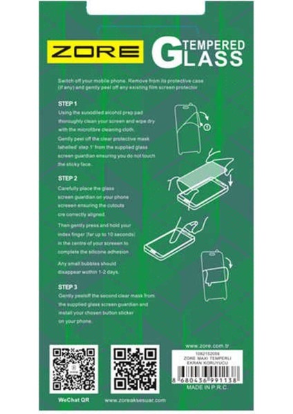 General Mobile 5 Plus Uyumlu Maxi Glass Temperli Cam Koruyucu fiyatları