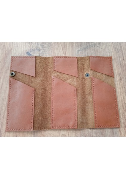 Gerçek Deri Tamamen El Emeği Özel Kalemleriniz Için Kalemlik Kalemkutu 8 x 18 cm 15T2 fırsatları