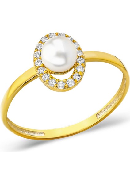 Büyük Inci Taşlı Yüzük