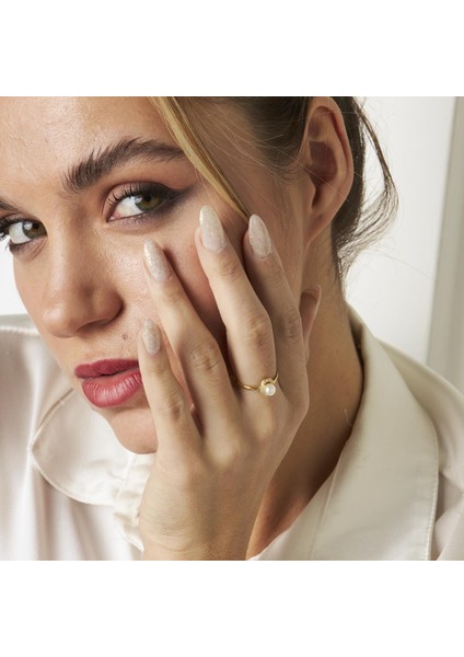 Büyük Inci Taşlı Yüzük indirimleri