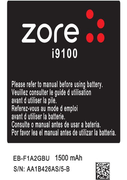 Galaxy S2 Zore Quality Batarya