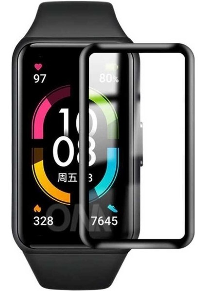 Huawei Band 6 Uyumlu Zore Pmma Pet Saat Ekran Koruyucu
