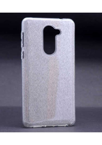 Huawei Gr5 2017 Honor 6x Uyumlu Kılıf Zore Shining Silikon, Gümüş