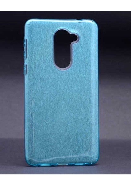 Huawei Gr5 2017 Honor 6x Uyumlu Kılıf Zore Shining Silikon, Mavi