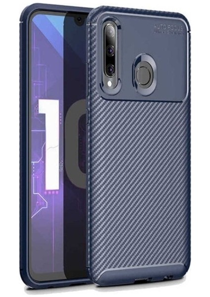 Huawei Honor 20 Lite Uyumlu Kılıf Zore Negro Silikon Kapak, Lacivert