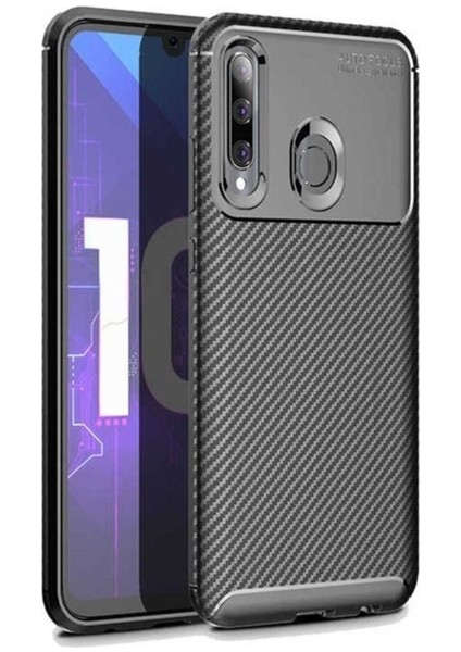 Huawei Honor 20 Lite Uyumlu Kılıf Zore Negro Silikon Kapak, Siyah