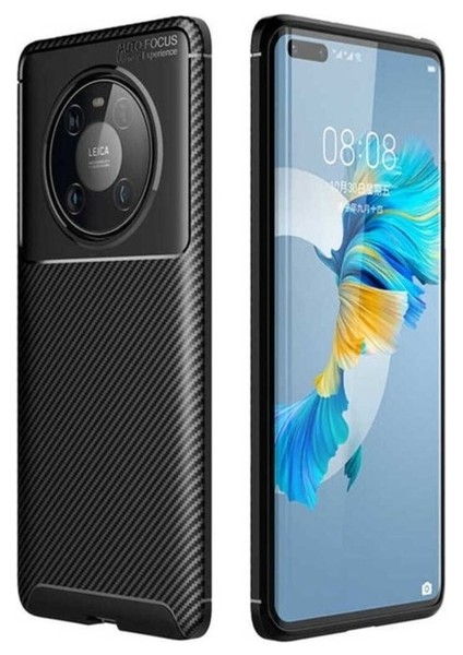 Huawei Mate 40 Pro Uyumlu Kılıf Zore Negro Silikon Kapak, Siyah