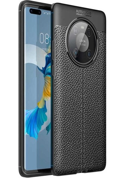 Huawei Mate 40 Pro Uyumlu Kılıf Zore Niss Silikon Kapak, Siyah