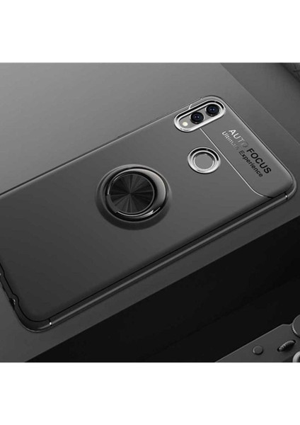 Huawei Honor 8c Uyumlu Kılıf Zore Ravel Silikon Kapak, Siyah