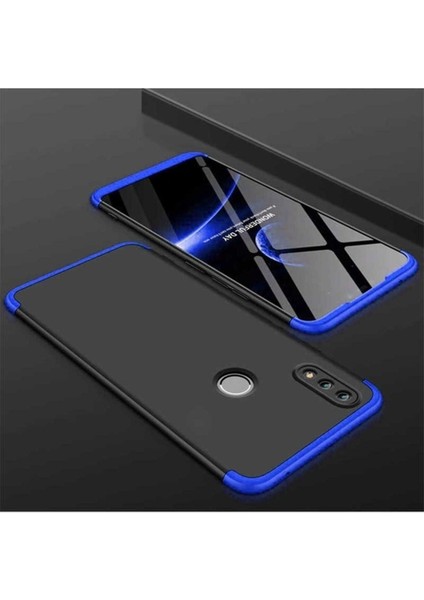 Huawei Honor Play Uyumlu Kılıf Zore Ays Kapak, Siyah-Mavi