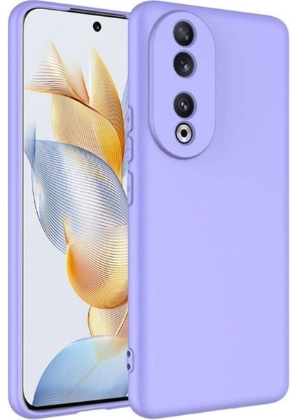 Huawei Honor 90 Uyumlu Kılıf Zore Mara Lansman Kapak, Lila