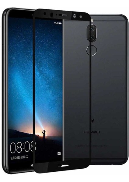 Huawei Mate 10 Lite Uyumlu Zore Kenarları Kırılmaya Dayanıklı Cam Ekran Koruyucu