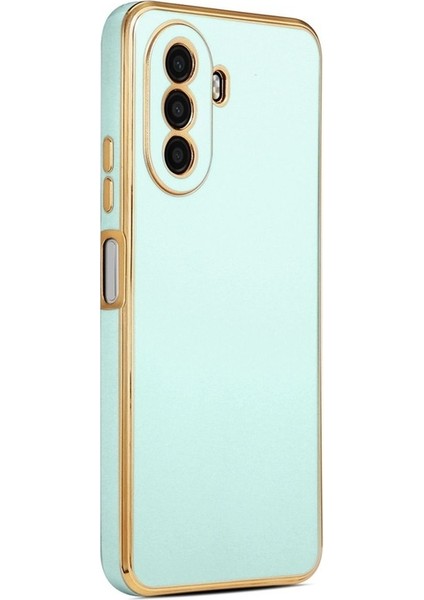 Huawei Nova Y70 Uyumlu Kılıf Zore Bark Kapak, Mavi Açık