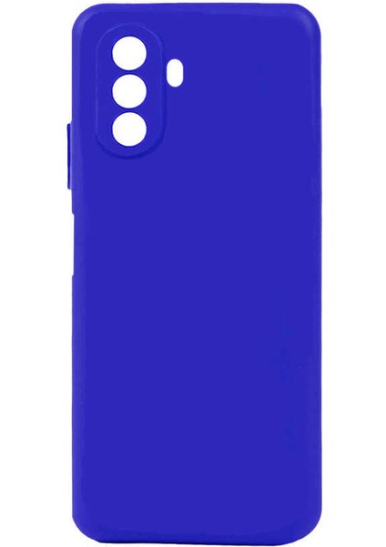 Huawei Nova Y70 Uyumlu Kılıf Zore Biye Silikon, Mavi