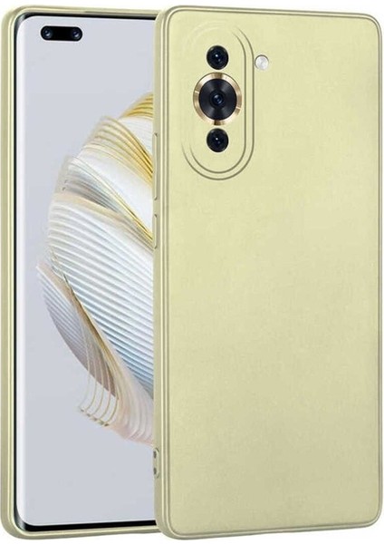 Huawei Nova 10 Pro Uyumlu Kılıf Zore Premier Silikon Kapak, Gold