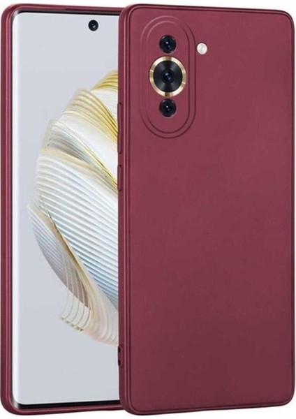 Huawei Nova 10 Uyumlu Kılıf Zore Premier Silikon Kapak, Mürdüm