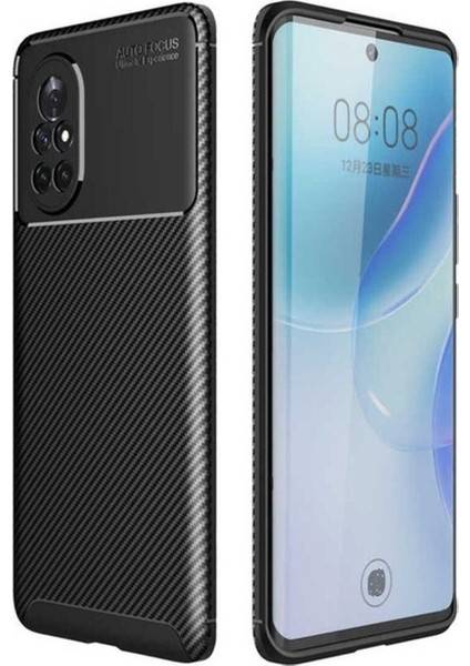 Huawei Nova 8i Uyumlu Kılıf Zore Negro Silikon Kapak, Siyah