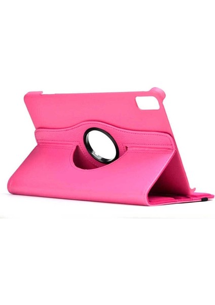 Huawei Matepad 10.4 Uyumlu Zore Dönebilen Standlı Kılıf, Pembe