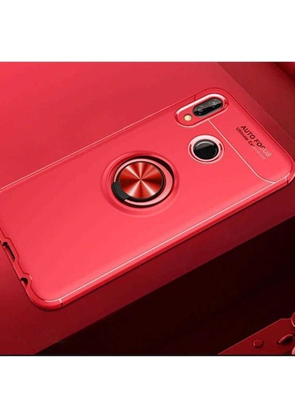 Huawei P Smart 2019 Uyumlu Kılıf Zore Ravel Silikon Kapak, Kırmızı