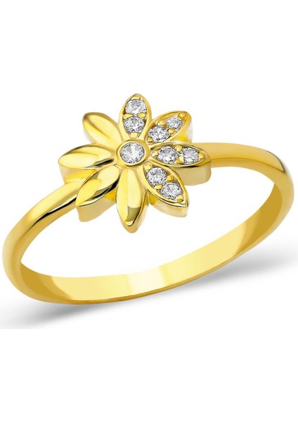 Çiçek Taşlı Yüzük