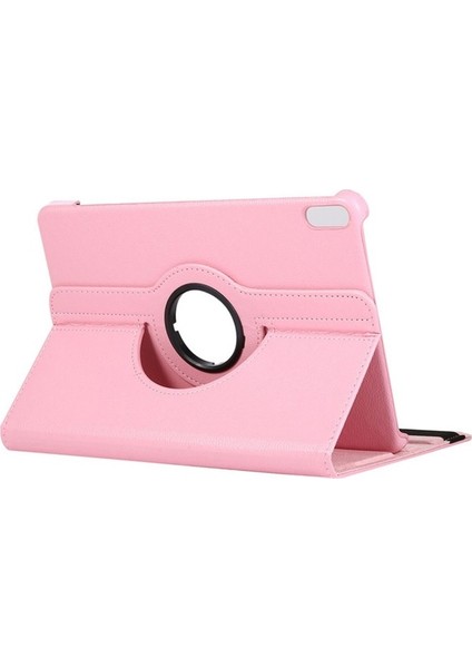 Huawei Matepad Air 2023 Uyumlu Zore Dönebilen Standlı Kılıf, Pembe