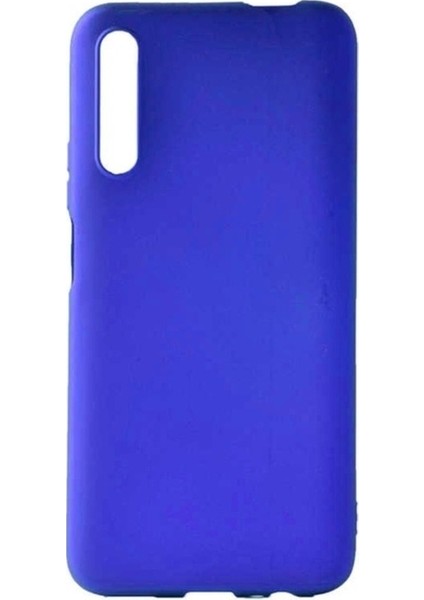 Huawei P Smart Pro 2019 Uyumlu Kılıf Zore Premier Silikon Kapak, Saks Mavi