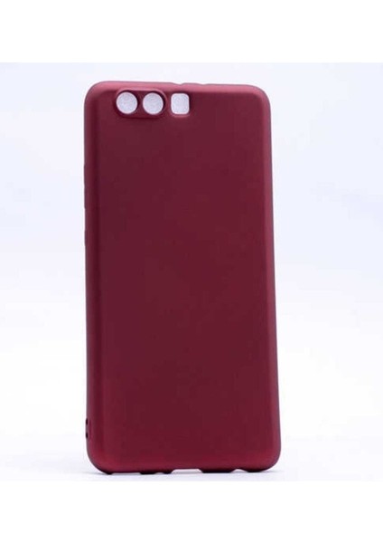 Huawei P10 Lite Uyumlu Kılıf Zore Premier Silikon Kapak, Bordo