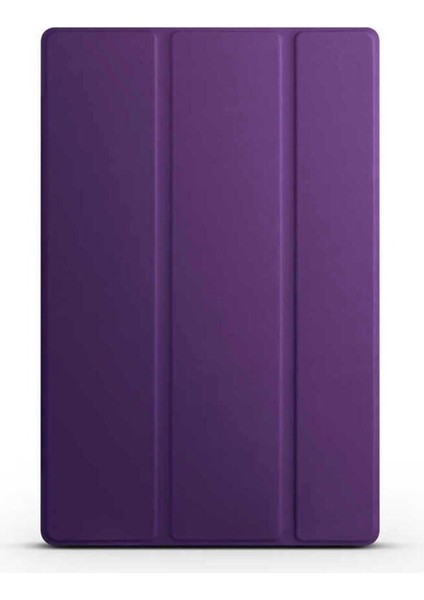 Huawei Matepad Se 10.4 Uyumlu Zore Smart Cover Standlı 1-1 Kılıf, Mor