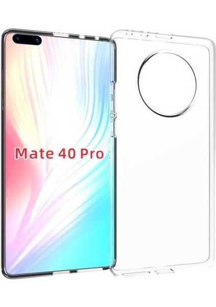 Huawei Mate 40 Pro Uyumlu Kılıf Zore Süper Silikon Kapak