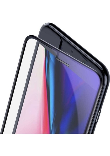 Apple iPhone Se 2022 Uyumlu Zore Anti-Dust Glass Temperli Ekran Koruyucu, Siyah