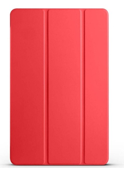 Huawei Honor Pad X9 11.5' Uyumlu Zore Smart Cover Standlı 1-1 Kılıf, Kırmızı