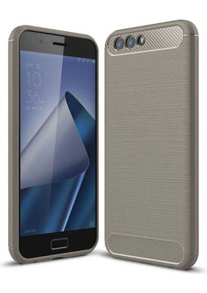 Asus Zenfone 4 ZE554KL Uyumlu Kılıf Zore Room Silikon Kapak, Gri