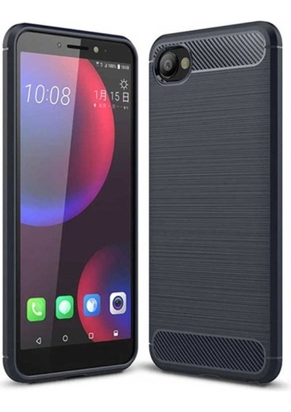 Htc Desire 12 Uyumlu Kılıf Zore Room Silikon Kapak, Lacivert