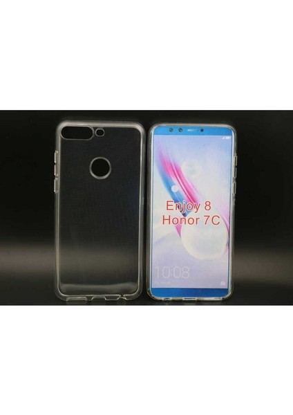 Huawei Honor 7c Uyumlu Kılıf Zore Süper Silikon Kapak