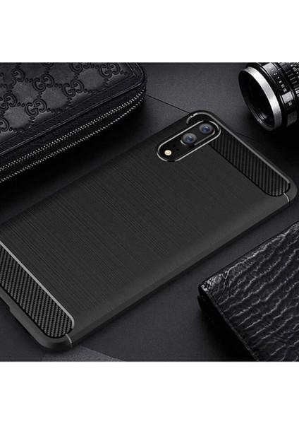 Huawei P20 Uyumlu Kılıf Zore Room Silikon Kapak, Siyah