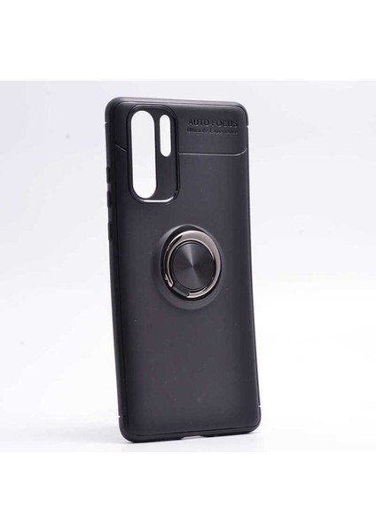 Huawei P30 Pro Uyumlu Kılıf Zore Ravel Silikon Kapak, Siyah