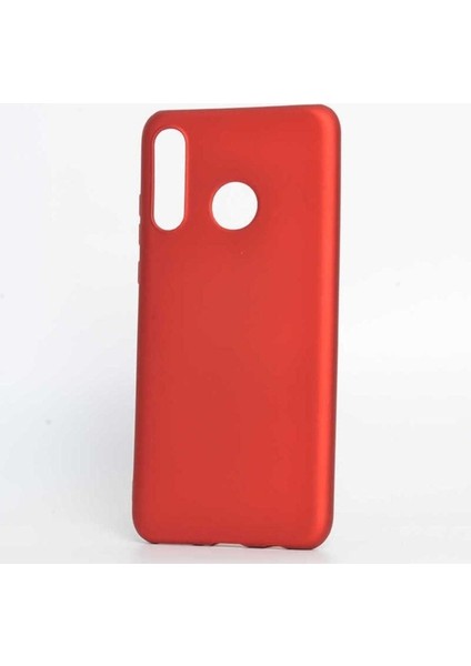 Huawei P30 Lite Uyumlu Kılıf Zore Premier Silikon Kapak, Kırmızı