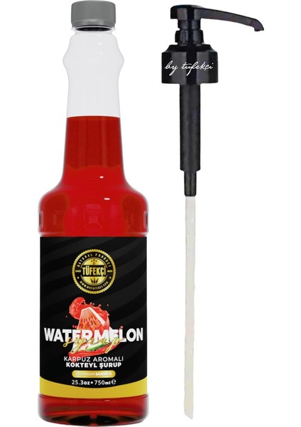 Aromalı Kahve, Pasta ve Kokteyl Şurup 750ML ve Şurup Pompası Avantajlı Set