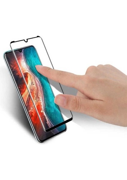 Huawei P30 Uyumlu Zore Kenarları Kırılmaya Dayanıklı Cam Ekran Koruyucu