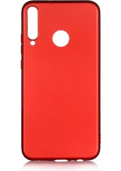 Huawei P40 Lite E Uyumlu Kılıf Zore Premier Silikon Kapak, Kırmızı