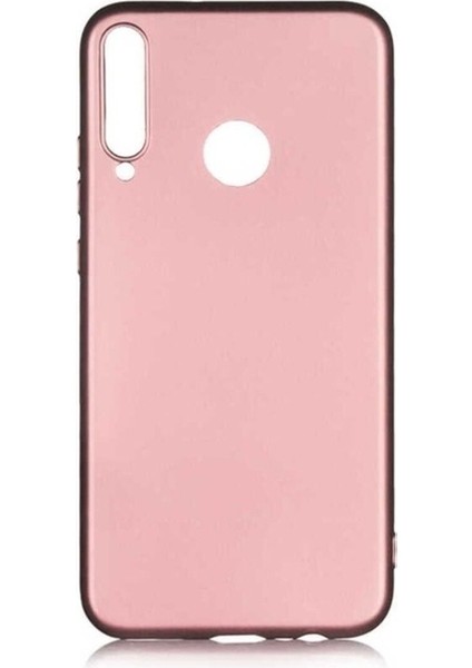 Huawei P40 Lite E Uyumlu Kılıf Zore Premier Silikon Kapak, Rose Gold