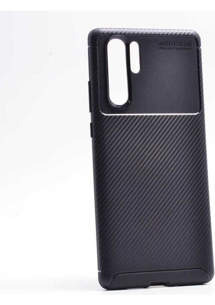 Huawei P30 Pro Uyumlu Kılıf Zore Negro Silikon Kapak, Siyah