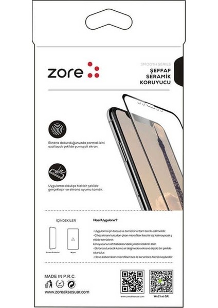 Huawei P40 Lite E Uyumlu Zore Seramik Ekran Koruyucu