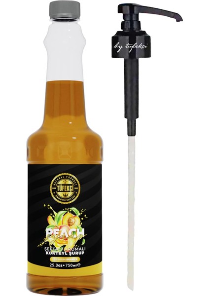 Aromalı Kahve, Pasta ve Kokteyl Şurup 750ML ve Şurup Pompası Avantajlı Set