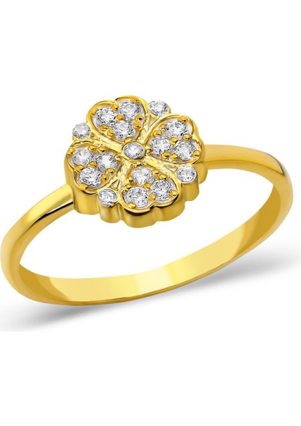 Kalpli Çiçek Model Yüzük