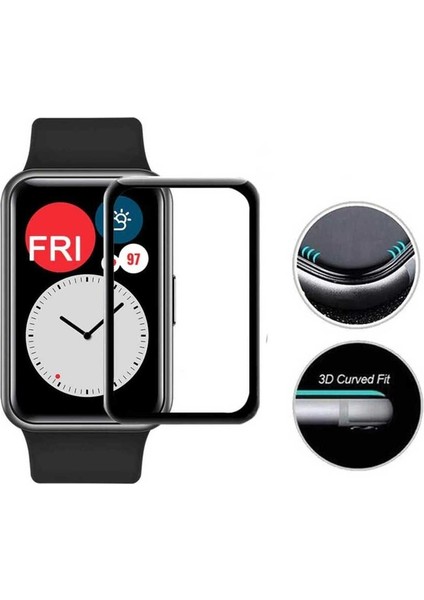 Huawei Watch Fit 2 Uyumlu Zore Pmma Pet Saat Ekran Koruyucu fiyatları