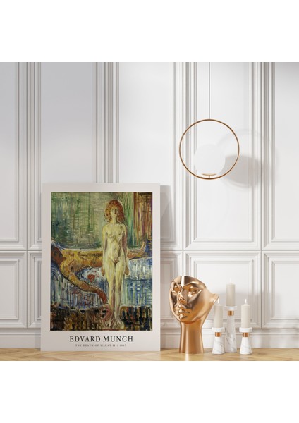 Salon Duvar Dekorasyonu Sanatsal Tablo Edvard Munch Kanvas Tablo Oda Duvar Dekor