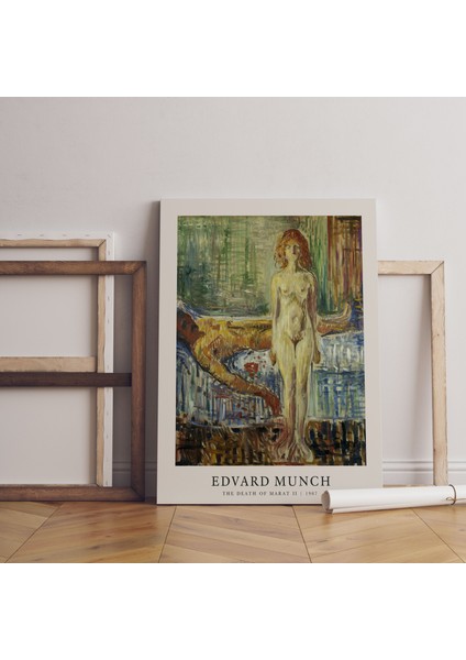 Salon Duvar Dekorasyonu Sanatsal Tablo Edvard Munch Kanvas Tablo Oda Duvar Dekor